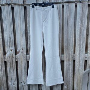 Rumored Stylish Cream Flare Pants. Size M